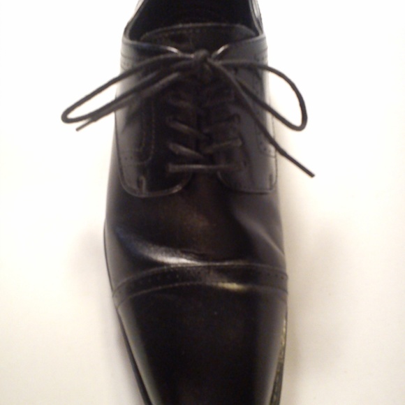 Stacy Adams Black Leather Shoes **MAKE AN OFFER** - Picture 3 of 6